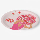 ディスコが夜を踊ろう遠くに ペーパープレート (アングル)