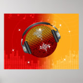 ディスコきらめくボール ポスター (正面)