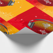 ディスコきらめくボール ラッピングペーパー