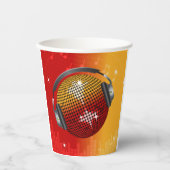 ディスコきらめくボール 紙コップ (正面)