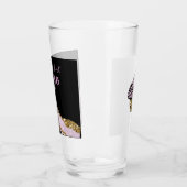 ディスコきらめく女性のカーボーイバチェロレッテ、金ゴールドグリッター タンブラーグラス (左)