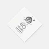 ディスコで乾杯 40周年 記念結婚式パーティー スタンダードカクテルナプキン (角)
