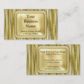 ディスコのきらめく 名刺 (正面/裏面)