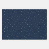 ディスコのクリスマスラッピング紙フラットシートセット3 ラッピングペーパーシート (正面)