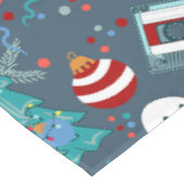 ディスコのクリスマス音楽カセット幽霊 テーブルクロス (アングル)