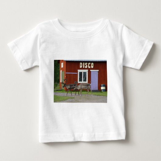 ディスコのシカ ベビーTシャツ (正面)