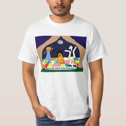 ディスコのテントの冬 Tシャツ (正面)