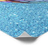 ディスコのバレーボールのポスター ポスター (角)