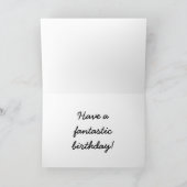 ディスコのボール誕生日カード カード (内部)