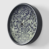 ディスコの夢:ヴィンテージディスコボール 壁時計 (傾斜)