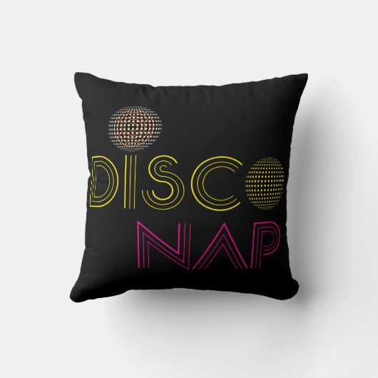 ディスコの昼寝 クッション (裏面)