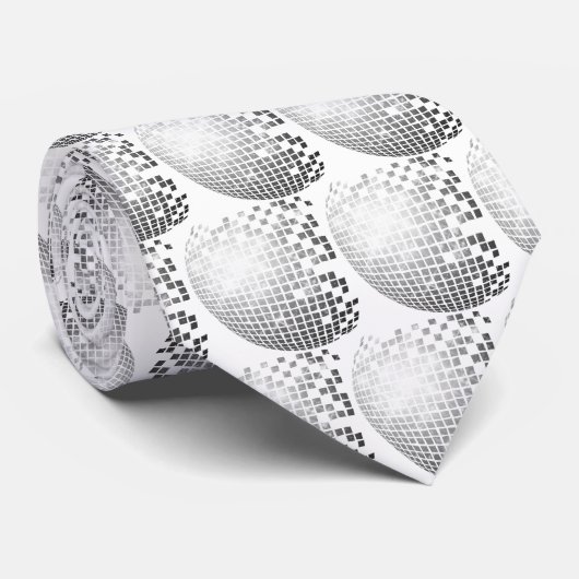 ディスコの球のおもしろいのレトロのタイ ネクタイ (ロール)