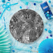 ディスコの球のオーナメント ペーパープレート (パーティー)