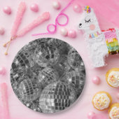 ディスコの球のオーナメント ペーパープレート (パーティー)