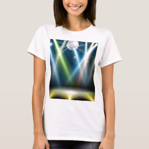 ディスコの球のダンス・フロア Tシャツ
