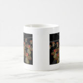 ディスコの球の下で踊っているミバエ コーヒーマグカップ (中央)