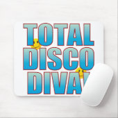 ディスコの花型女性歌手の生命B マウスパッド (マウス)