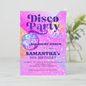 ディスコは年齢の誕生日パーティーを踊る 招待状 (スタンド正面)