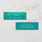 ディスコは細い水の名刺をタイルを張ります スキニー名刺 (正面/裏面)