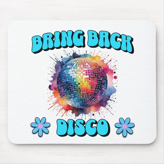 ディスコを持ち帰る マウスパッド (正面)