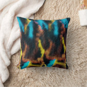 ディスコイカットパターン。カラーのダーティアートの背景。  クッション (ブランケット)