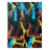 ディスコイカットパターン。カラーのダーティアートの背景 ノートブック (正面)