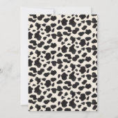 ディスコウエスタンファースト誕生日 招待状 (裏面)