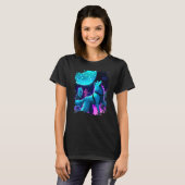 ディスコウルフ 狼 ダンス レイブ Tシャツ (正面フル)