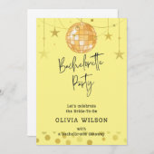 ディスコエレガントボールバチェロレッテ招待状 招待状 (正面/裏面)