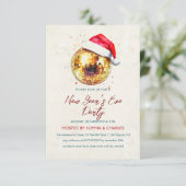 ディスコエレガントボール台本ニューイヤー大晦日パーティー 招待状 (スタンド正面)