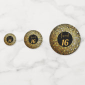 ディスコエレガント王室のデザイン コンフェッティ (裏面)