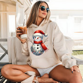 ディスコエレガント雪だるま | クリスマスウィンタービベス パーカ