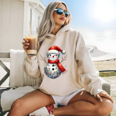 ディスコエレガント雪だるま | クリスマスウィンタービベス パーカ