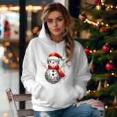 ディスコエレガント雪だるま | クリスマスウィンタービベス パーカ