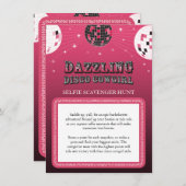 ディスコカウガールセルフィースキャベンジャーゲーム エンクロージャーカード (正面/裏面)