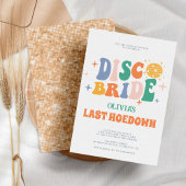 ディスコカウガールチック ピンクレトロ バチェロレッテパーティー 招待状