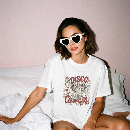 ディスコカウガールナッシュビル・バチェラーetteパーティー オーダーメイド tシャツ