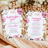 ディスコカウガールピンク ナッシュビル ブライズウィークエンド 招待状