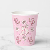 ディスコカウガールブーツ＆カクタスコーヒー 紙コップ (正面)