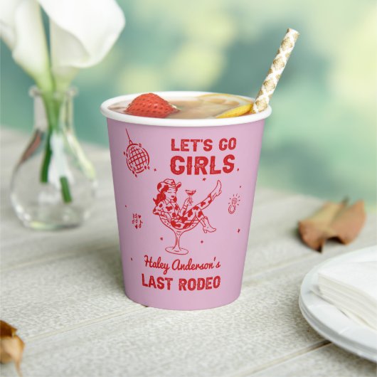 ディスコカウガールロデオバチェロレッテウィークエンド 紙コップ (インサイチュ)