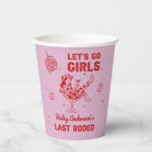 ディスコカウガールロデオバチェロレッテウィークエンド 紙コップ (正面)