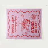 ディスコカウガールロデオ独身最後の週末 タペストリー (正面(横))