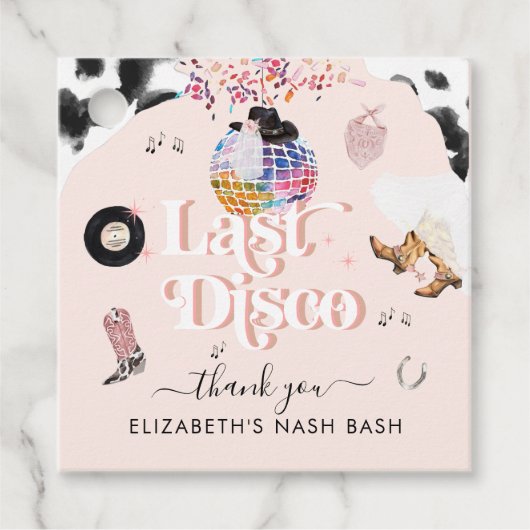 ディスコカウガールロデオ | ブライズメイド感謝祭 フェイバータグ (正面)