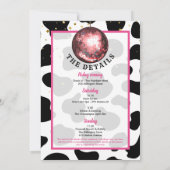 ディスコカウガール独身最後の週末パーティー 招待状 (裏面)