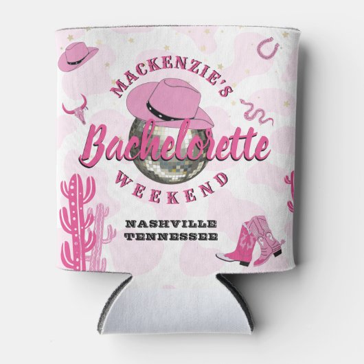 ディスコカウガール独身最後の週末パーティー 缶クーラー (正面)