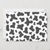 ディスコカウガール誕生日写真ありがとうカード サンキューカード (裏面)