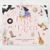 ディスコカウガール　ナッシュビルピンクロデオ｜バチェロレッテ スパークリングワインラベル (シングルラベル)