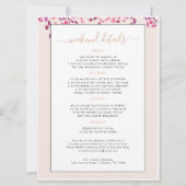 ディスコカウガール ナッシュビル ピンク ロデオ | ブライズ 招待状 (裏面)