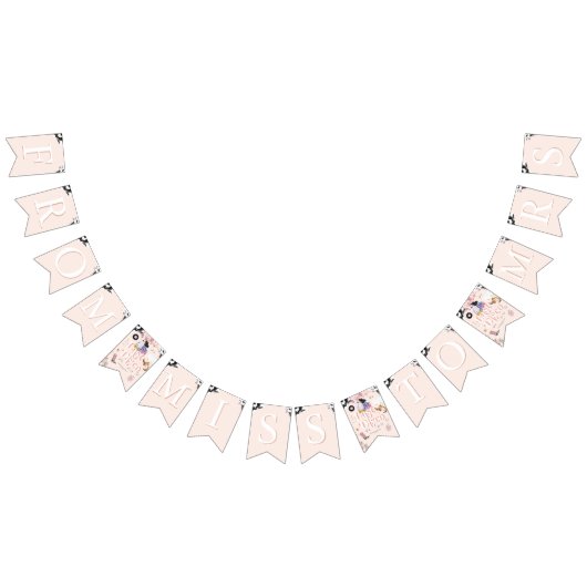 ディスコカウガール　バチェロレッテ　ミスからミセスへ バンティングフラッグ (全)