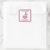 ディスコカウガール Let's Go Girls バチェロレッテパーティー スクエアシール (バッグ)